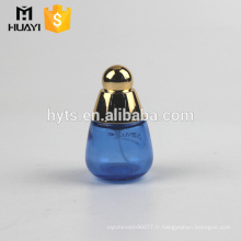 20ml petit flacon de parfum en verre bleu fantaisie parfum